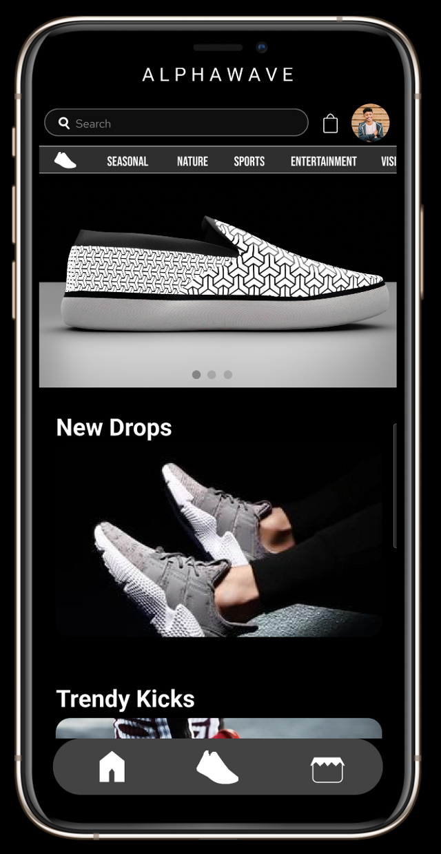 Alphawave Rider App Screen 2
